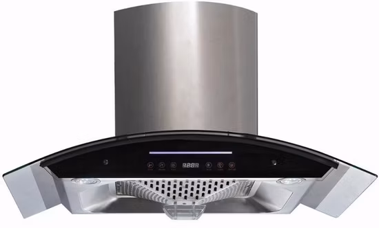 hotte de cuisinière mince fixée au mur de largeur de 900mm